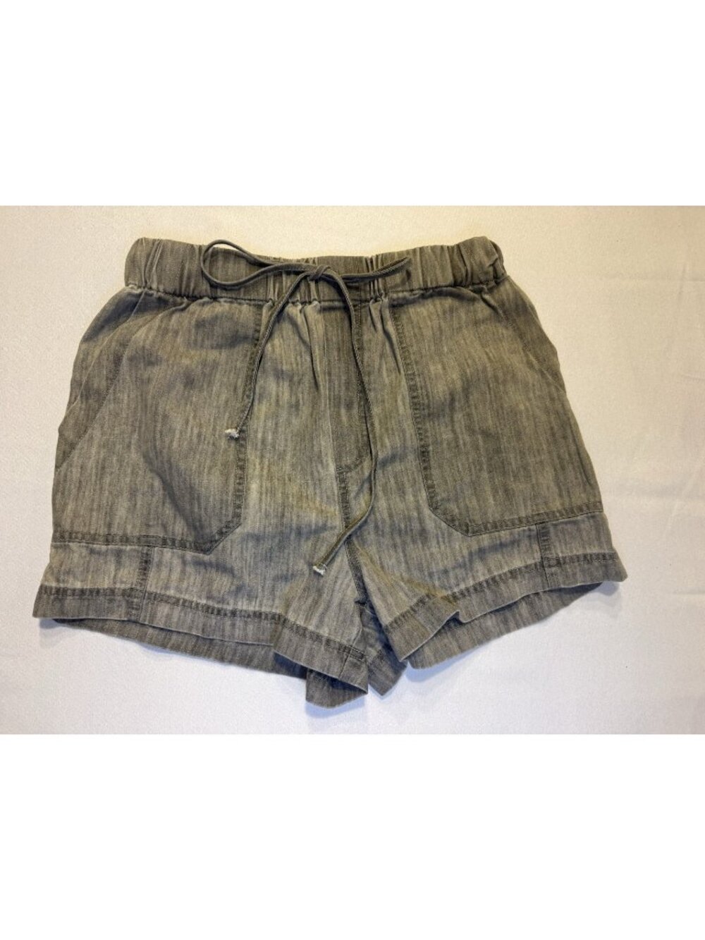 Free Assembly High Rise Tie Shorts Women's Gray Size M